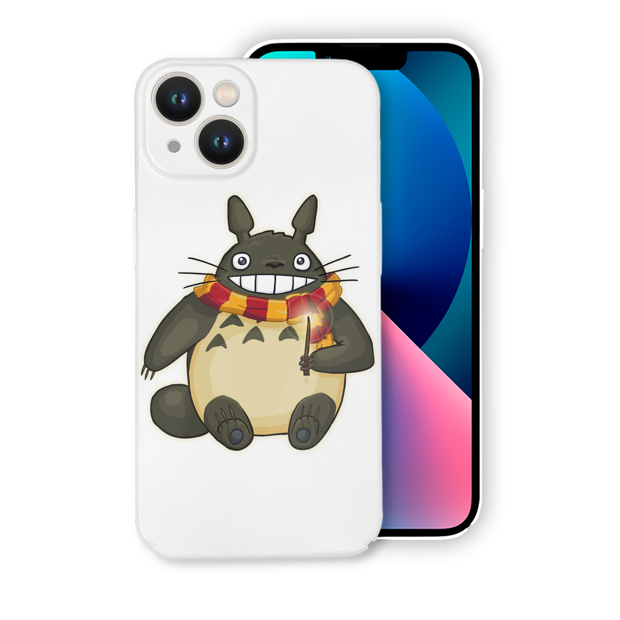 （画像用） となりのトトロ 草壁メイ 草壁サツキ My Neighbor Totoro Satsuki Kusakabe Mei Kusakabe 【iPhone 14シリーズ対応】ハードケース